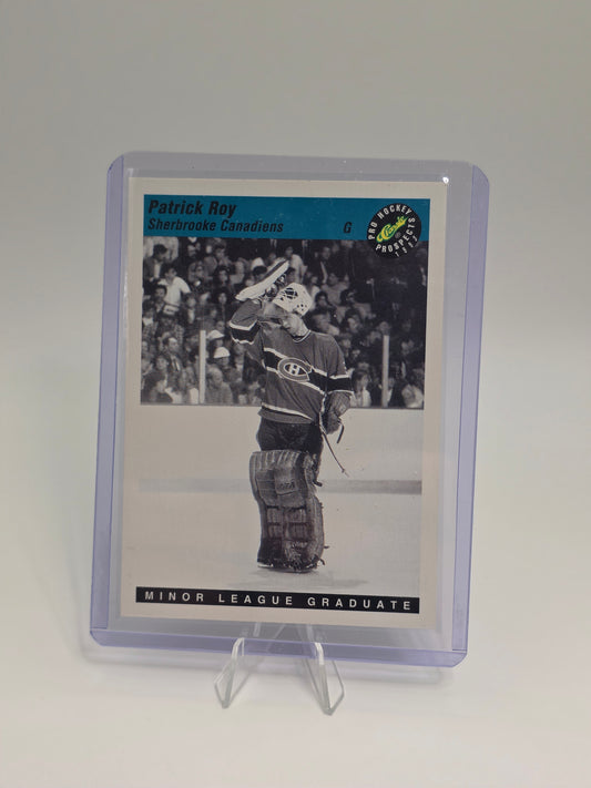 93 Classic Pro Prospects #33 — Patrick Roy (Sherbrooke Canadiens / Minor League Graduate)