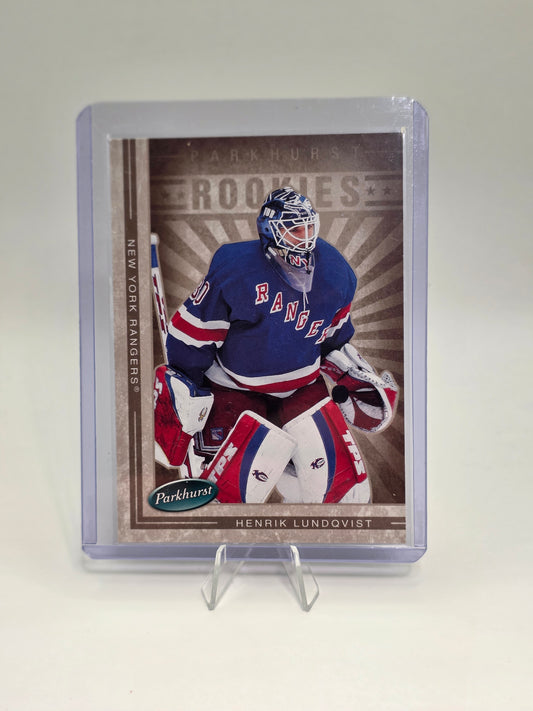 Henrik Lundqvist — 2005–06 Parkhurst Rookies #646 (Rookie)