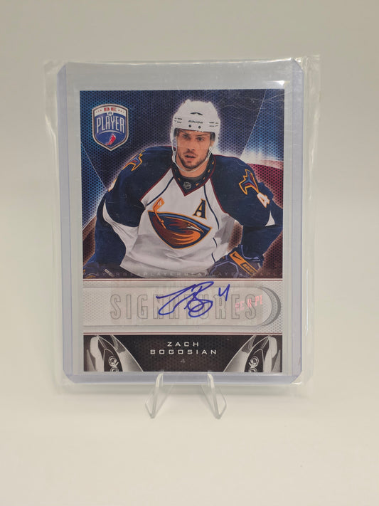 Signed Zach Bogosian — 2010 Upper Deck — S-ZB / 7QZLK
