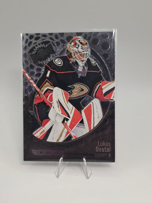 2022–23 SkyBox Metal Universe Rookie #161 — Lukas Dostal