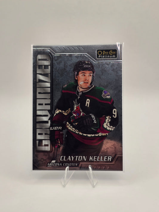2022–23 O-Pee-Chee Platinum Galvanized G-18 Clayton Keller