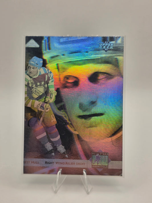 92–93 Upper Deck McDonald’s Holograms #McH-02 — Brett Hull