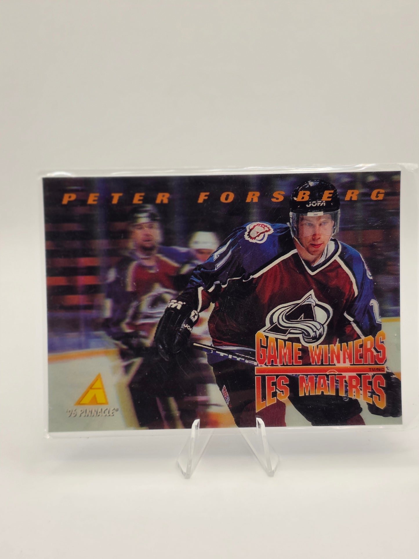 96 Pinnacle Game Winners / McDonald’s Promo #MCD-07 — Peter Forsberg