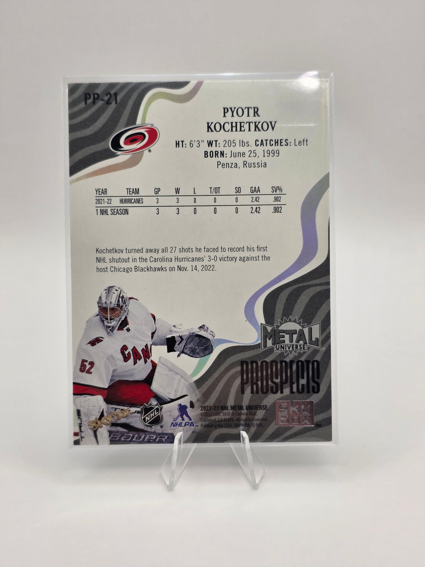 2022-23 SkyBox Premium Prospects #PP-21 — Peter Kochetkov