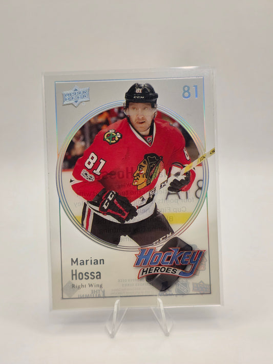 2023 Upper Deck Hockey Heroes #HH-7 — Marián Hossa (See-Through Insert)
