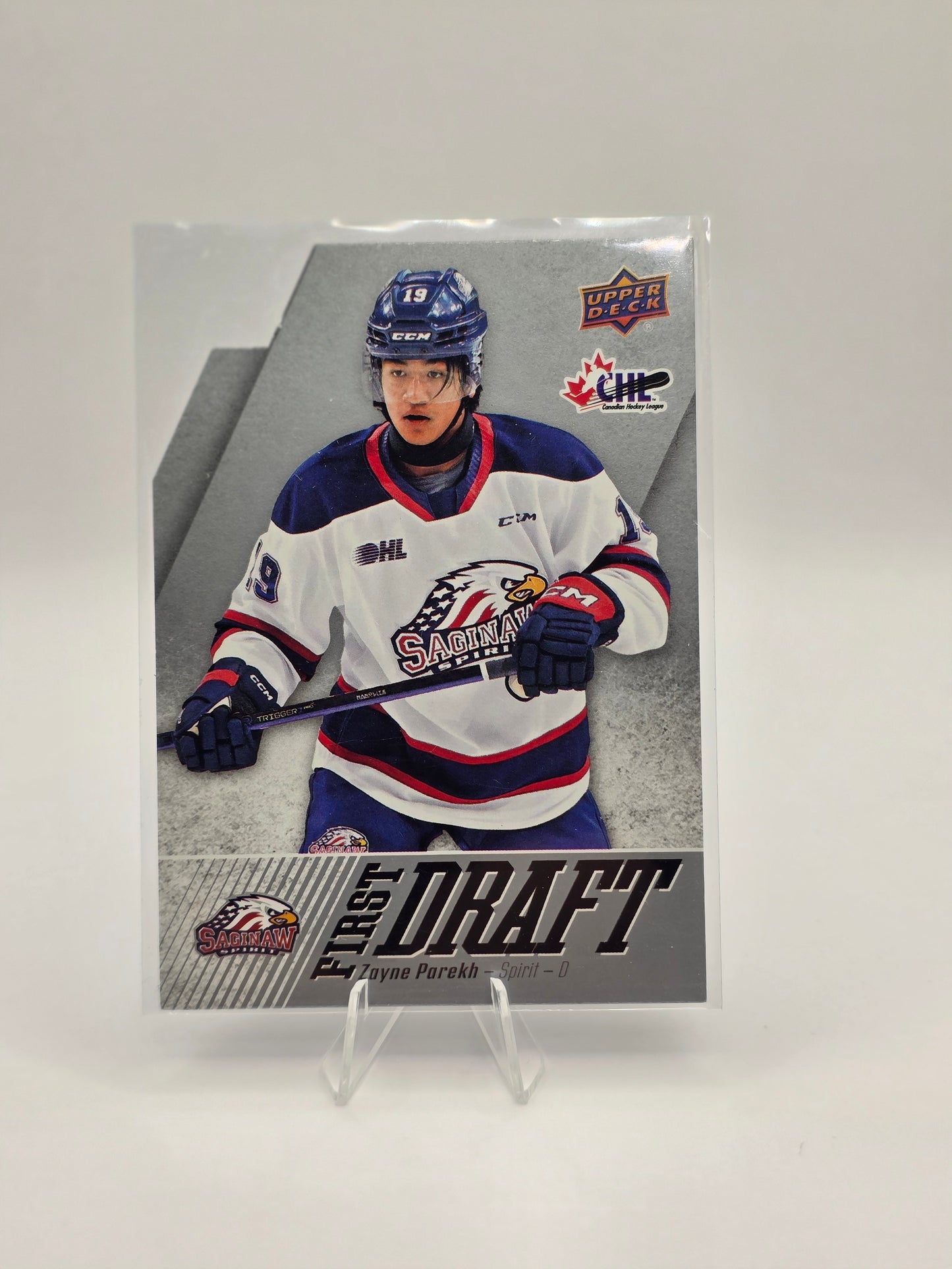 checkout β surprise awaits! π  2023 OHL First Draft Die Cut #FD-14 β Zayne Parekh