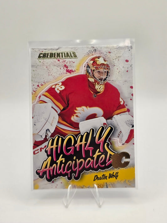 2024 Upper Deck Credentials – Highly Anticipated #HA-43 – Dustin Wolf