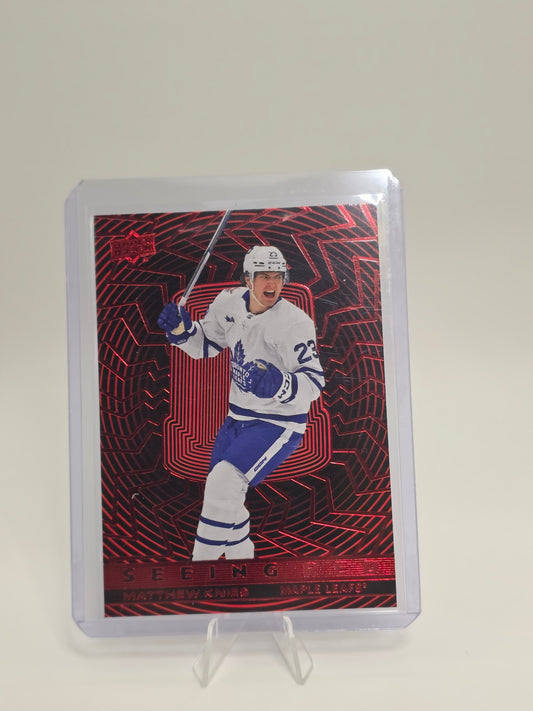 2023–24 Upper Deck Extended — Seeing Red #SR-6 — Matthew Knies