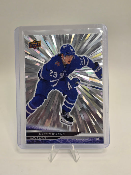 2024–25 Upper Deck Series 1 — Outburst Silver #171 — Matthew Knies