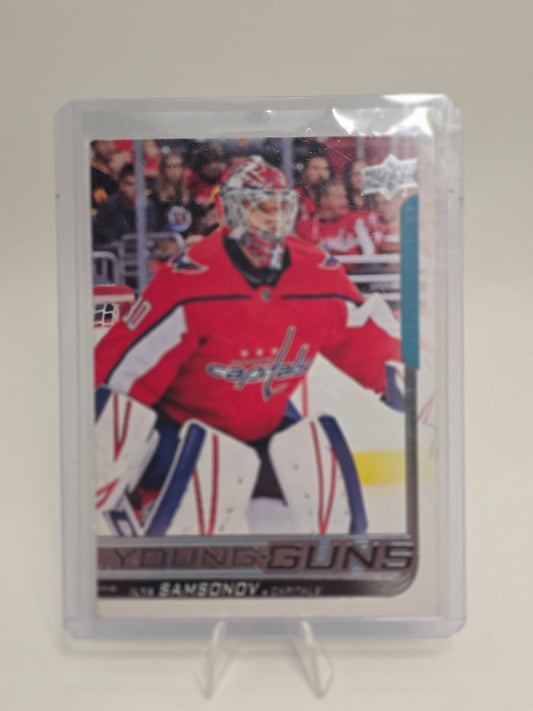 2018–19 Upper Deck — Young Guns #463 — Ilya Samsonov