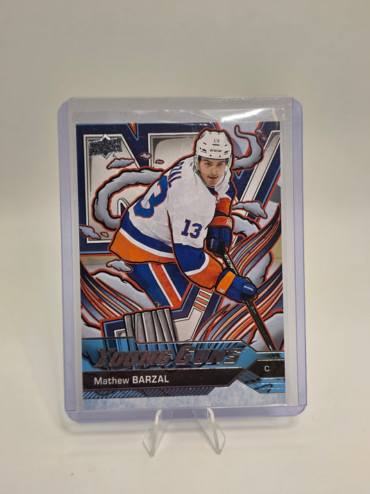 2024–25 Upper Deck Series 2 — Young Guns ReDo #458 — Mathew Barzal