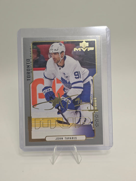 2020–21 Upper Deck MVP — Gold Script / Printed Auto Style #40 — John Tavares