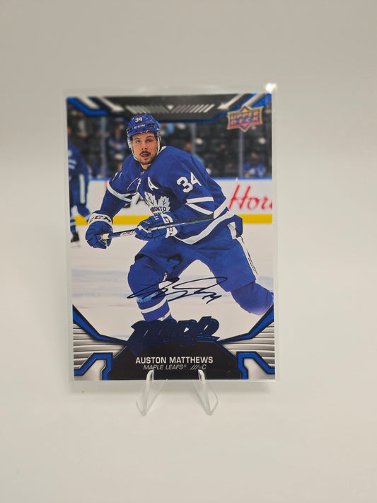 2022–23 Upper Deck MVP — Blue Script #215 — Auston Matthews