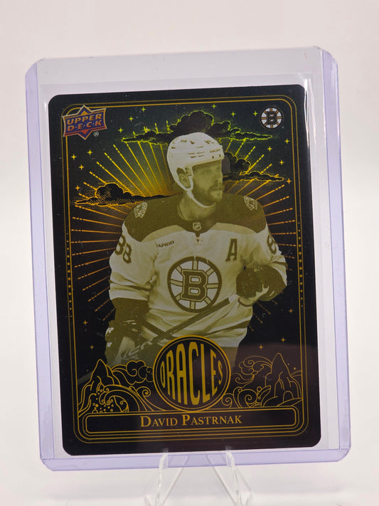 2024–25 Upper Deck Oracles #O-35 — David Pastrnak