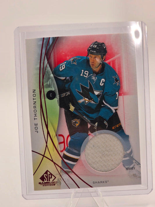 2024–25 SP Game Used — #175 — Joe Thornton (Game-Used Jersey Insert)