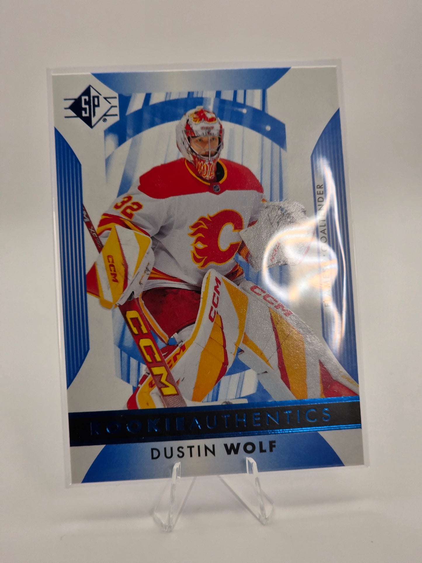 2023–24 SP Hockey — Rookie Authentics #116 — Dustin Wolf