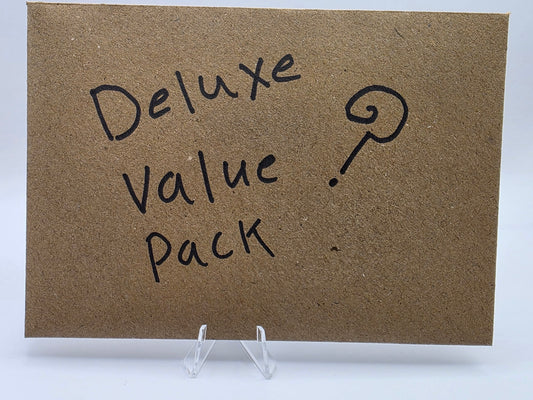 Deluxe Value Mystery Pack – Twice the cards. Better odds. More bang for your buck.