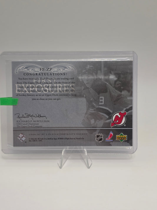2006 Upper Deck — Be A Player Portraits / First Exposures — Zach Parise (FE-ZP)