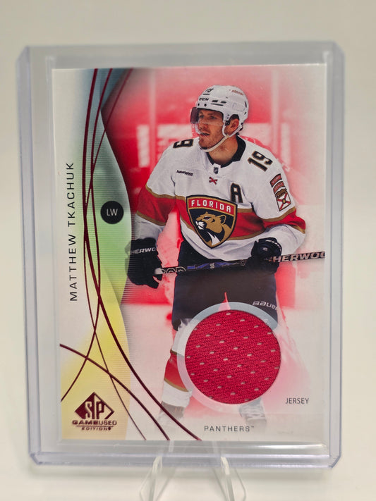 2024–25 Upper Deck — SP Game Used #109 — Matthew Tkachuk (Jersey Card)