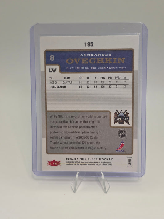 2006 Fleer — #195 — Alexander Ovechkin