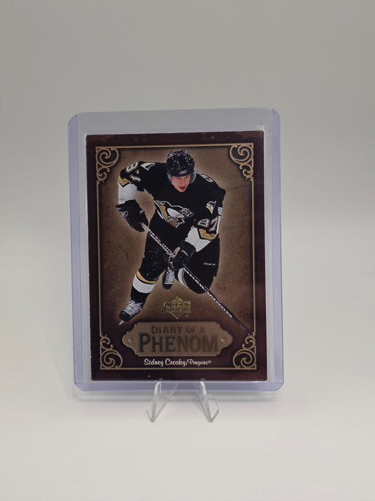 2005–06 Upper Deck — Diary of a Phenom — Sidney Crosby (DP-25, DP-24, DP-19) — 3-Card Lot