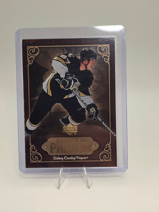 2005–06 Upper Deck — Diary of a Phenom — Sidney Crosby (DP-25, DP-24, DP-19) — 3-Card Lot
