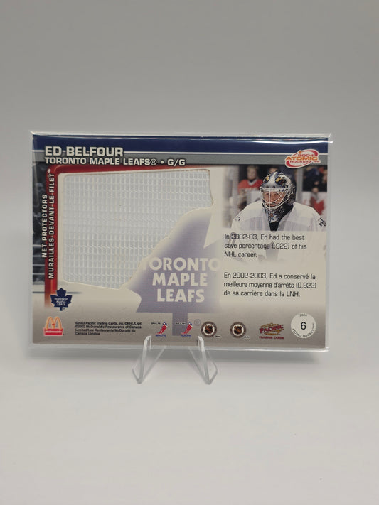 2004 Atomic / McDonald’s — Net Protectors #6 — Ed Belfour (Novelty Insert)