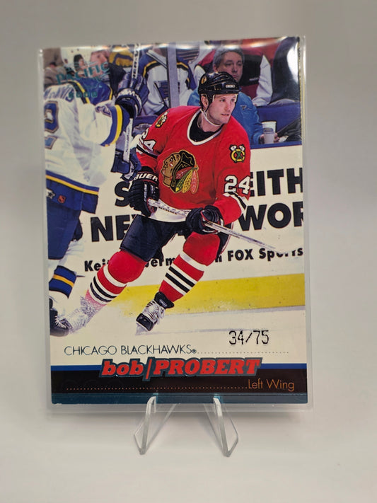2000 Pacific #96 Bob Probert – Numbered 34/75