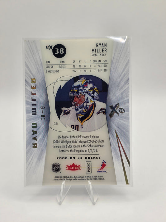 2008 Fleer Ultra eX #EX38 — Ryan Miller