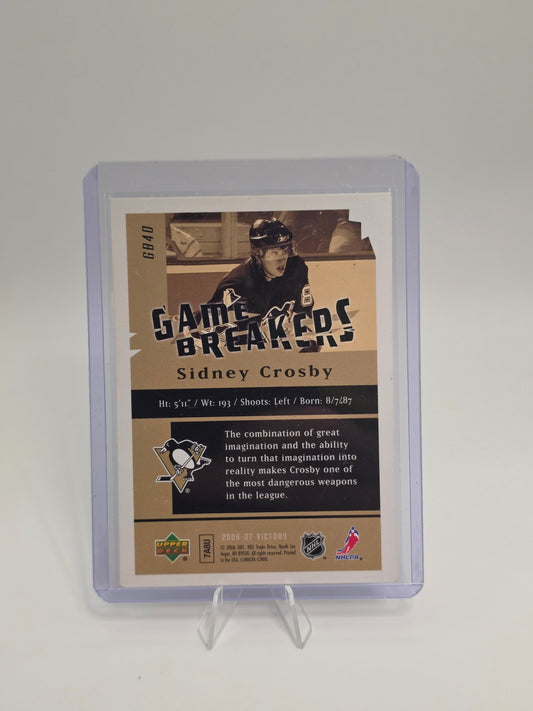 2006 Upper Deck Victory — Game Breakers #GB40 — Sidney Crosby