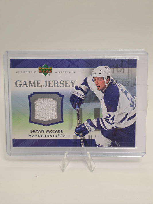 2007 Upper Deck — Game-Used Jersey #J-MC — Bryan McCabe (Relic)