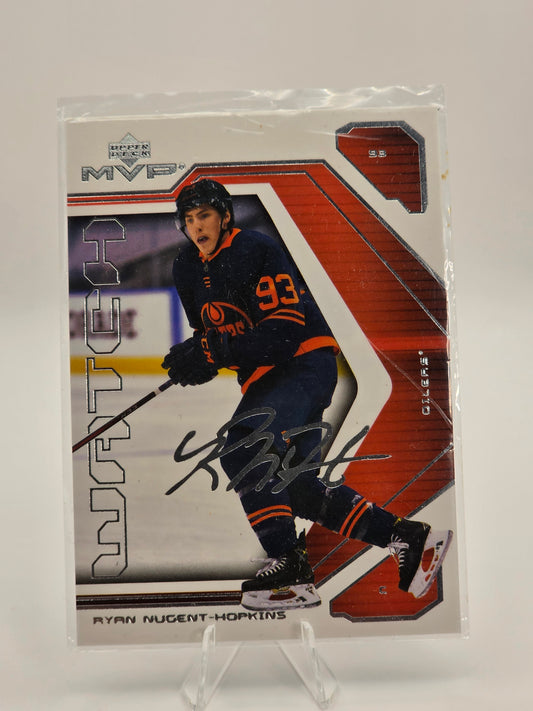 2021–22 Upper Deck MVP — Watch Silver (Printed Auto) #44 — Ryan Nugent-Hopkins