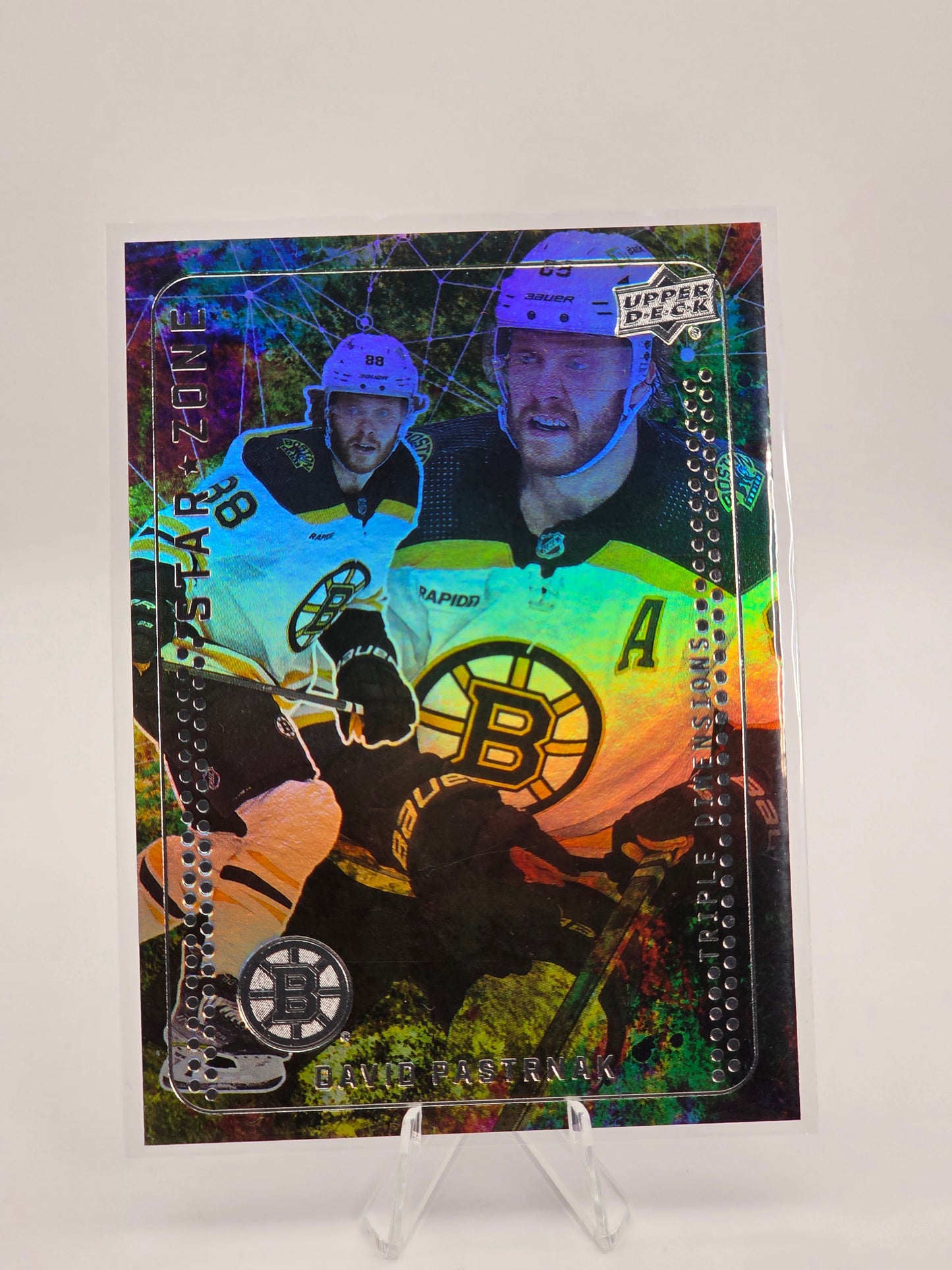 2023–24 Upper Deck — Star Zone #SZ-14 — David Pastrňák