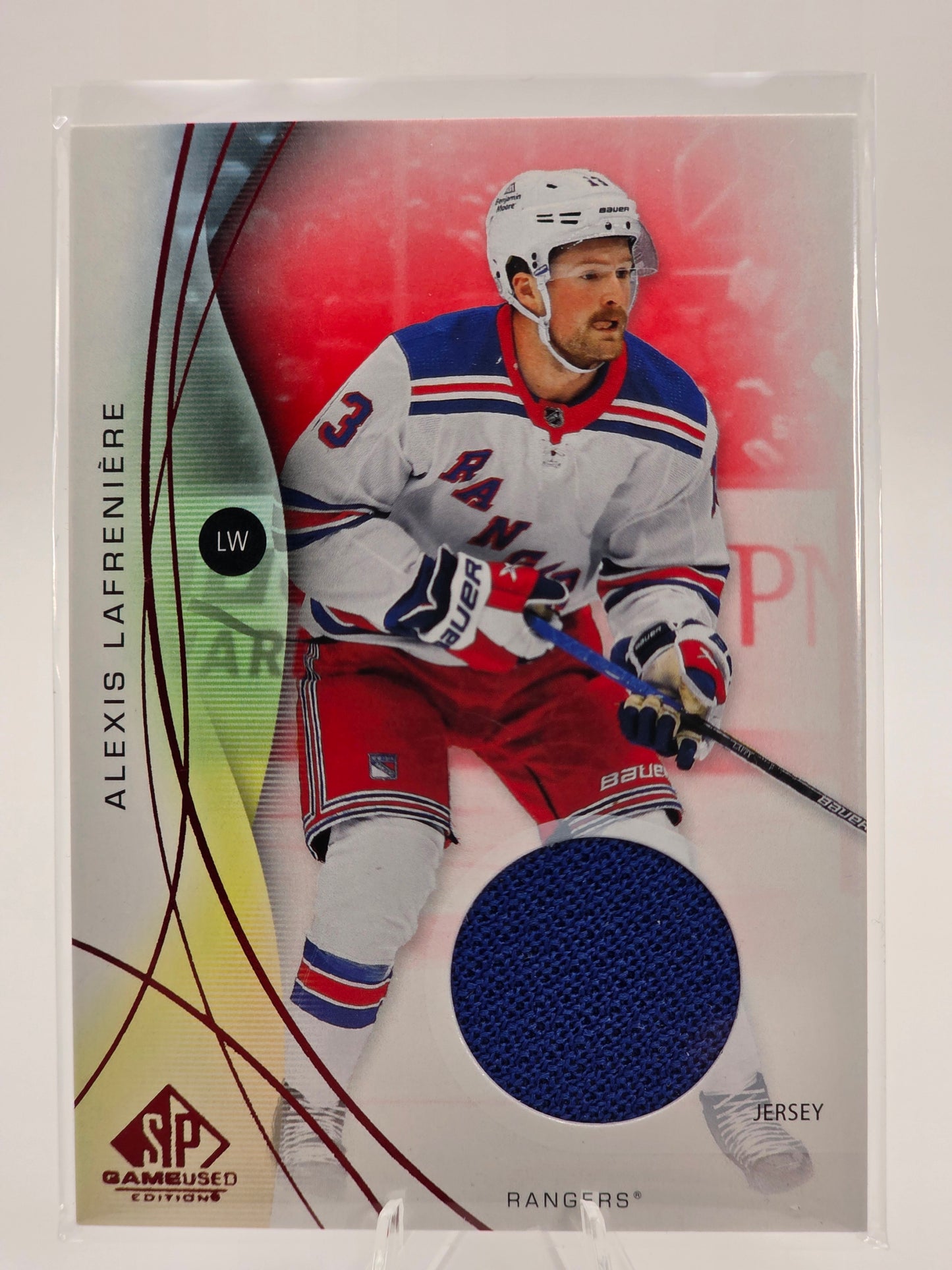 2024–25 Upper Deck SP Game Used — #68 — Alexis Lafrenière (Jersey Relic)