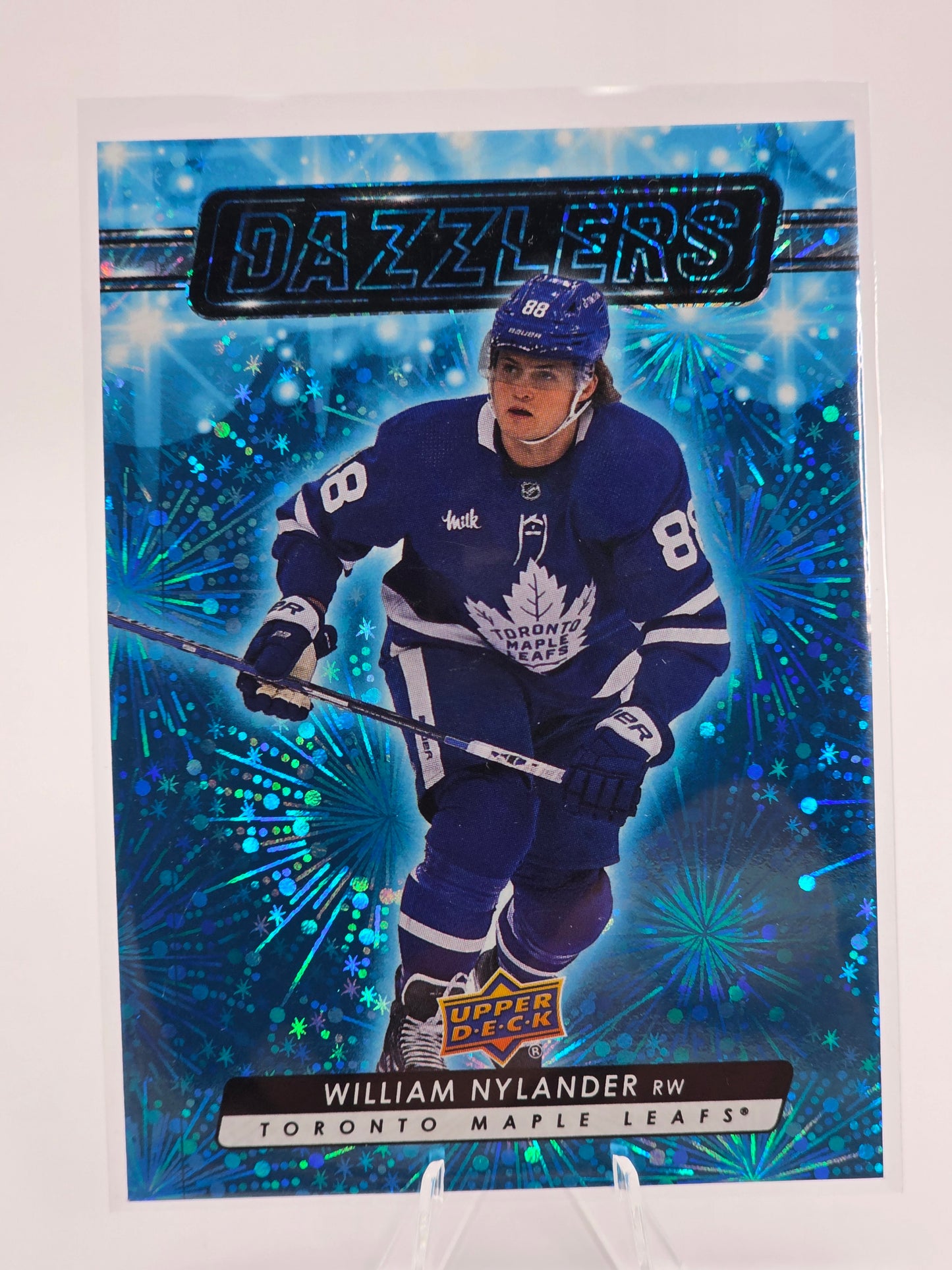 2023–24 Upper Deck — Dazzlers Blue #DZ-37 — William Nylander