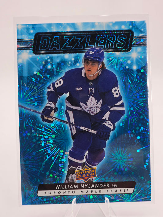2023–24 Upper Deck — Dazzlers Blue #DZ-37 — William Nylander