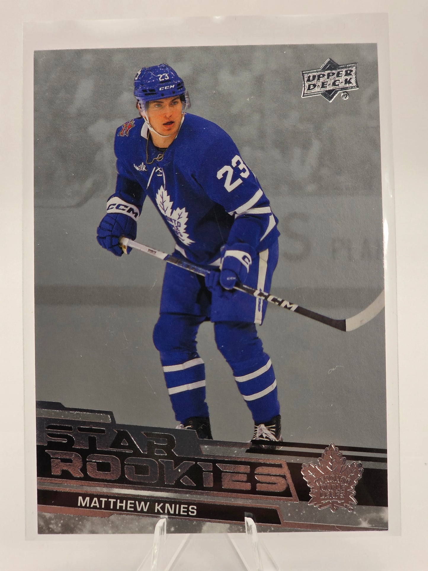 2023–24 Upper Deck — Star Rookies #4 — Matthew Knies (Box Set Card)