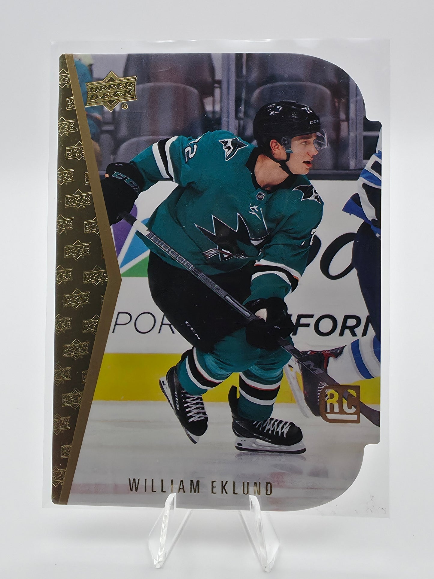 2021-22 Upper Deck Series 2 William Eklund 1994-95 Rookie Tribute Die-Cut #RDT-20 – San Jose Sharks