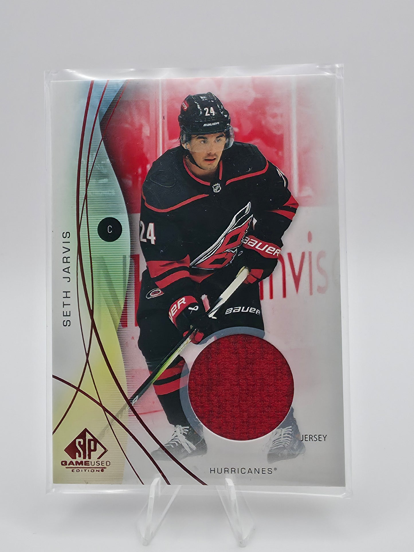 2024-25 Upper Deck SP Game Used Seth Jarvis Jersey Card #99