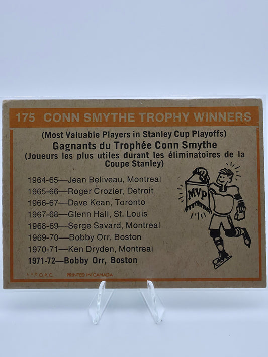 1972-73 O-Pee-Chee NHL Conn Smythe Trophy #175 – Vintage Trophy Subset Card