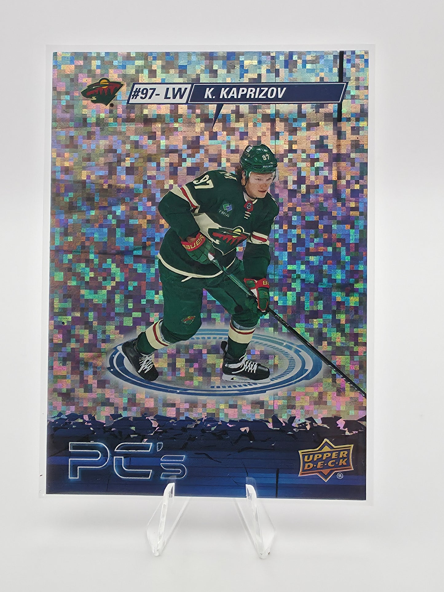 2023-24 Upper Deck Series 2 Kirill Kaprizov PC's "Pixelated" Parallel #PC-16