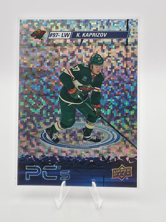 2023-24 Upper Deck Series 2 Kirill Kaprizov PC's "Pixelated" Parallel #PC-16