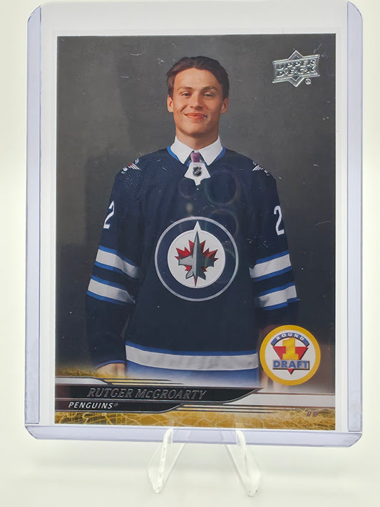 2024-25 Upper Deck Extended Series Rutger McGroarty Round 1 Draft RC #748