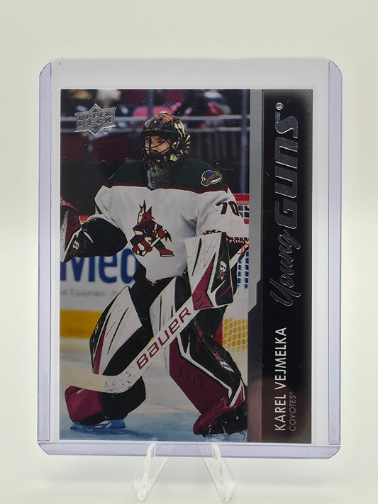 2021-22 Upper Deck Series 2 Karel Vejmelka Young Guns RC #458