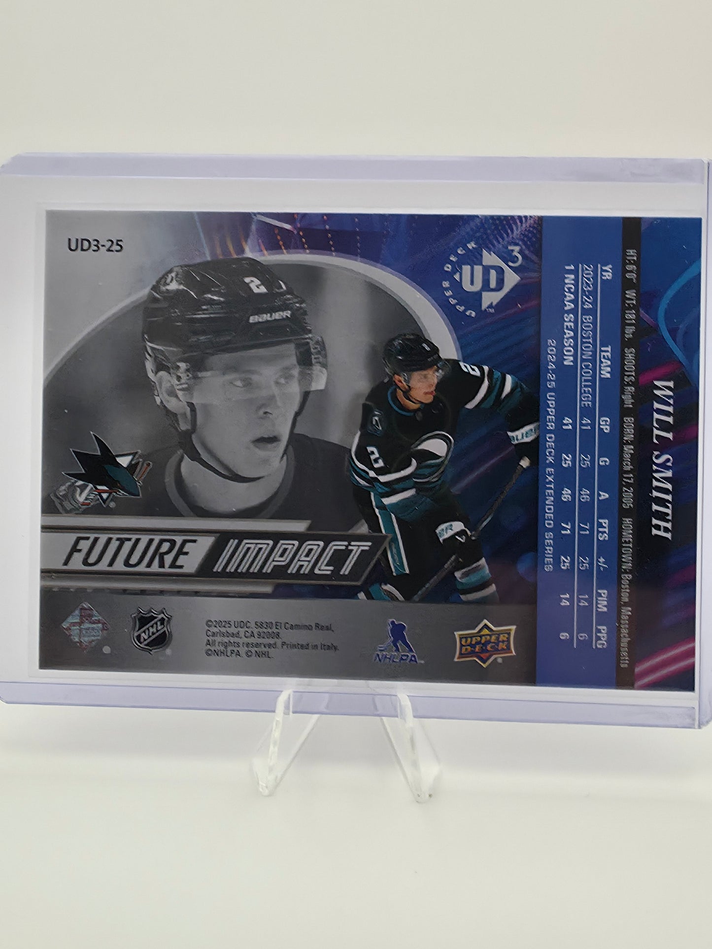 2024-25 Upper Deck Extended Series Will Smith UD3 Future Impact RC #UD3-25