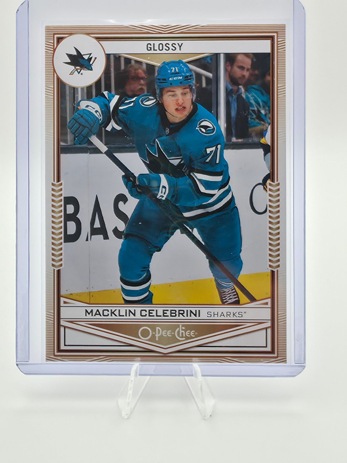 2024-25 Upper Deck Series 2 Macklin Celebrini O-Pee-Chee Glossy #OPC-34 (RC)