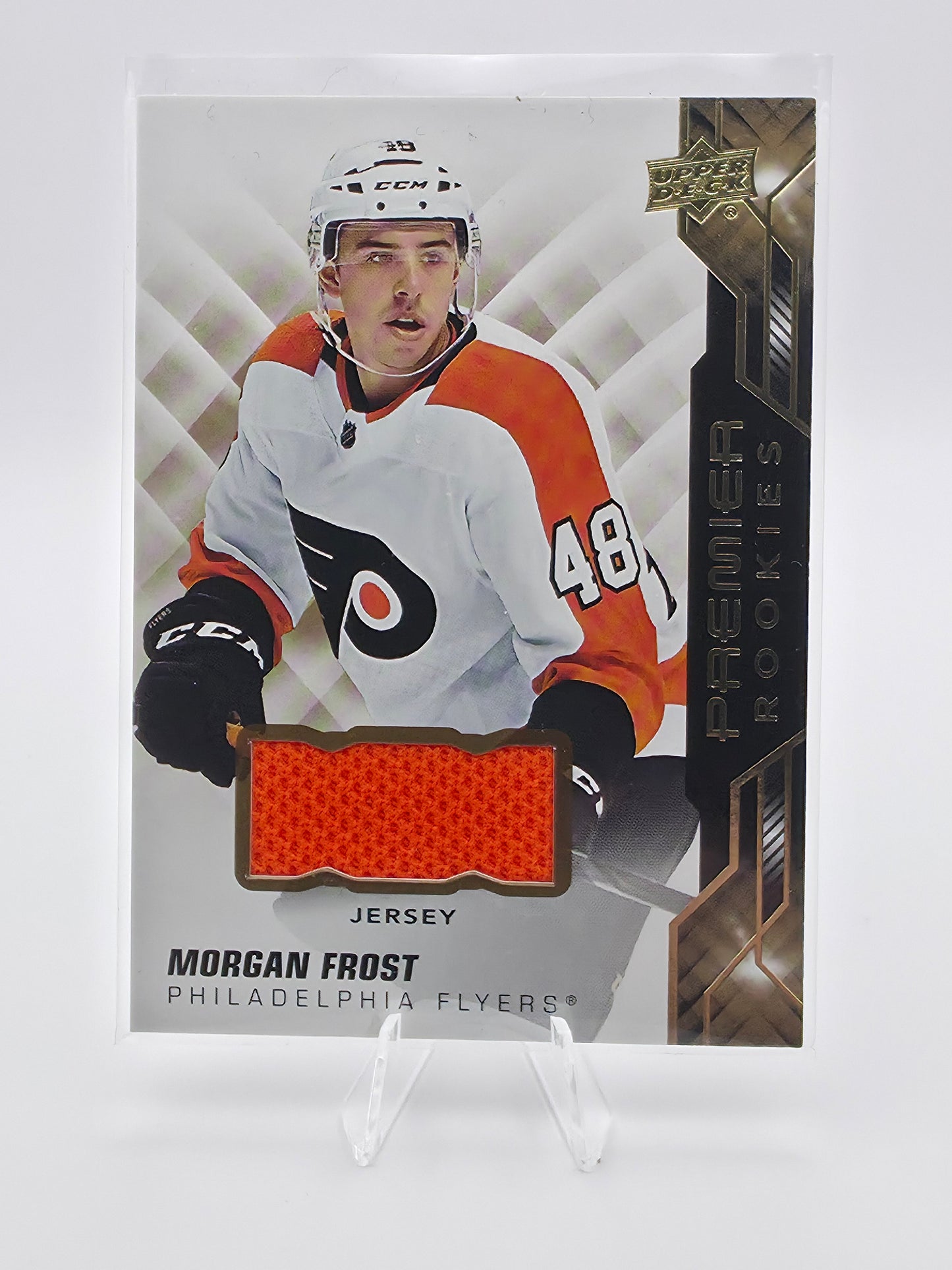 2019-20 Upper Deck Premier Rookies Morgan Frost Jersey #81